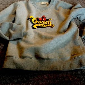 Cute coach sweatshirt with fun logo